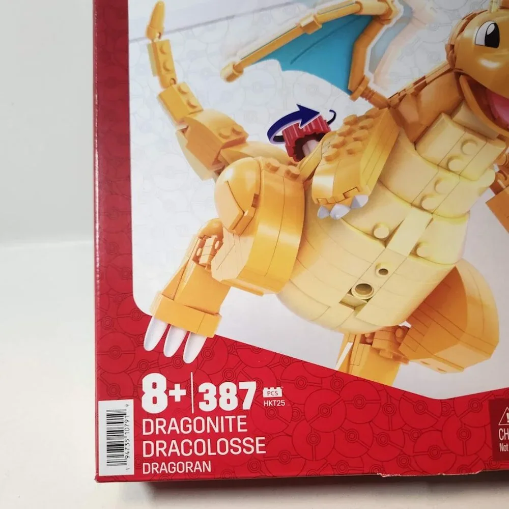 NEW Dragonite MEGA Pokémon Action Figure Building Toys Set LEGO COMPATIBlE